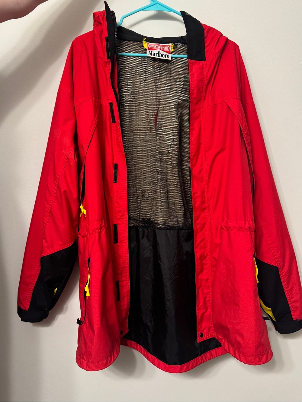 Marlboro Red and Black Adventure Team Hooded Jacket